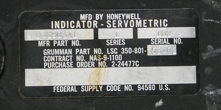 Lot #290 Lunar Module Control Panel - Image 3