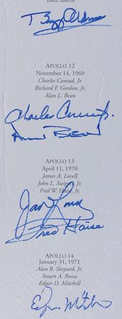 Lot #296 Mercury, Gemini, and Apollo Astronauts - Image 8