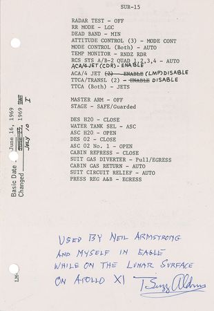 Lot #431 Apollo 11 - Image 1