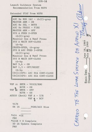 Lot #431 Apollo 11 - Image 2