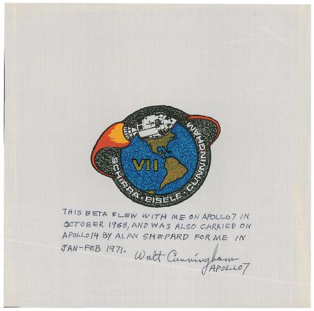 Lot #375 Walt Cunningham - Image 1