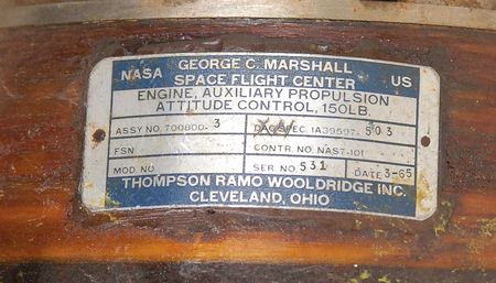 Lot #287 Saturn V Rocket Engine - Image 3