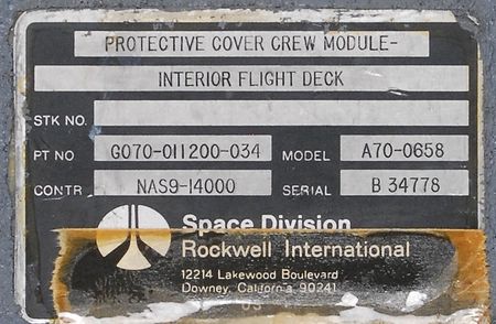 Lot #790 Shuttle Protective Panel - Image 2