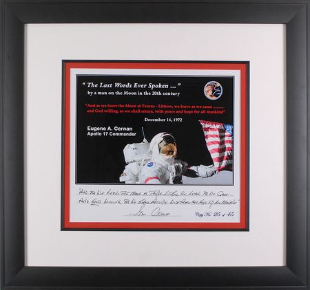 Lot #710 Gene Cernan - Image 1