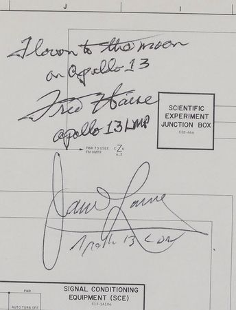 Lot #574 James Lovell and Fred Haise - Image 2