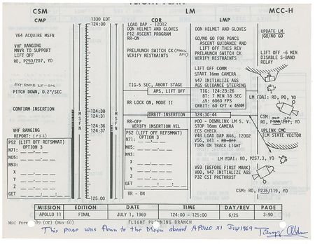 Lot #432 Buzz Aldrin - Image 1