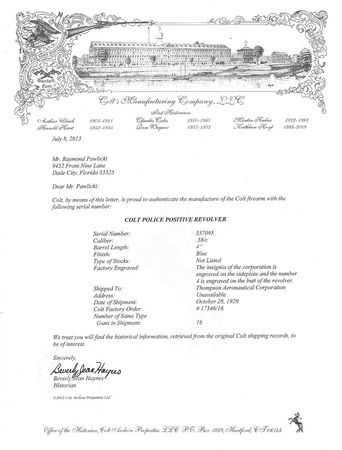 Lot #45  Airmail Pilot’s Gun - Image 5