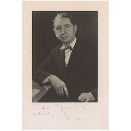 Lot #1733 Supreme Court: Tom C. Clark Signed Photograph - Image 2