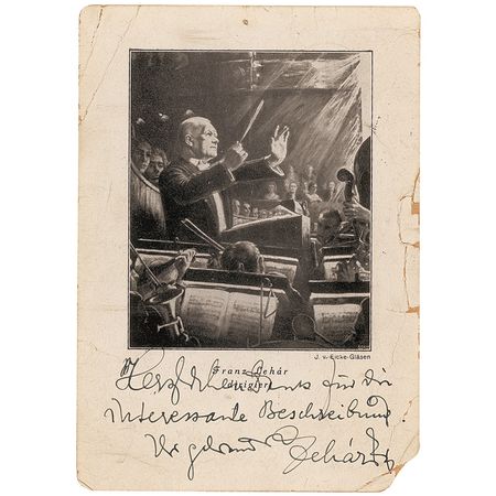 Lot #1762 Franz Lehar - Image 2