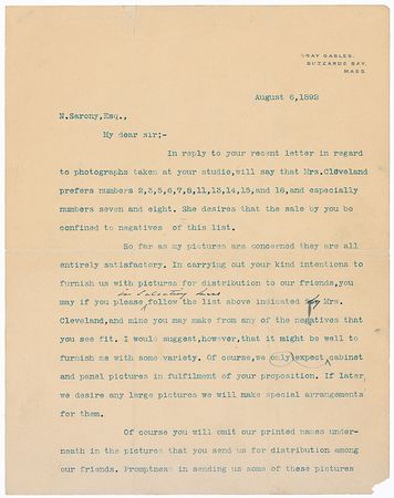 Lot #58 Grover Cleveland - Image 1