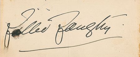 Lot #1817 Lillie Langtry Signature - Image 1