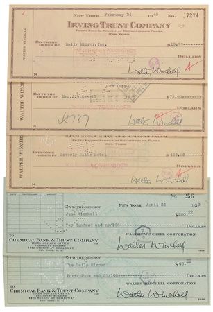 Lot #1738 Walter Winchell - Image 1