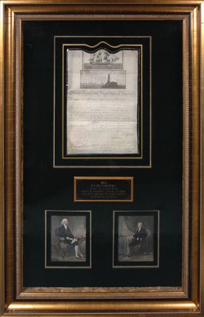 Lot #5 Thomas Jefferson and James Madison: