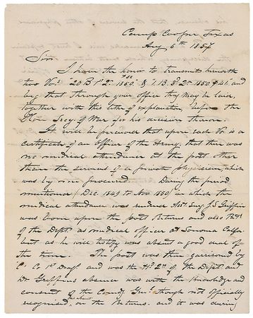 Lot #496 George Stoneman: The Union?s highest-ranking prisoner of war - Image 1
