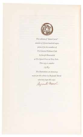 Lot #780 Reginald Marsh Book - Image 1