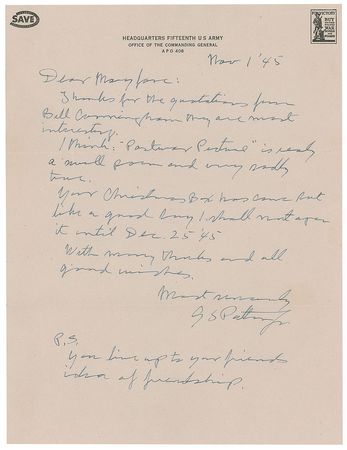 Lot #478 George S. Patton: 