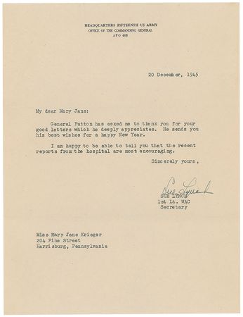 Lot #478 George S. Patton: 