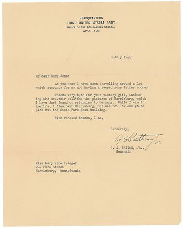 Lot #478 George S. Patton: 