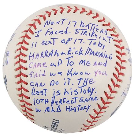 Lot #1443 Len Barker Baseball - Image 5
