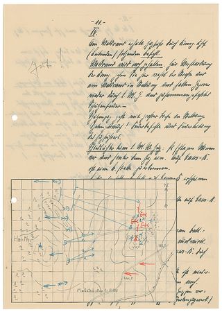 Lot #481 Erwin Rommel: ?Do the combat positions have any contact with the enemy? Who is still on the front? I would rather say: Fight while falling back (than retreating)? - Image 3