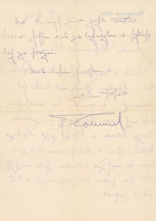 Lot #480 Erwin Rommel: “For 8 weeks my soldiers have been fighting a difficult battle against great enemy [with] numerical superiority” - Image 2