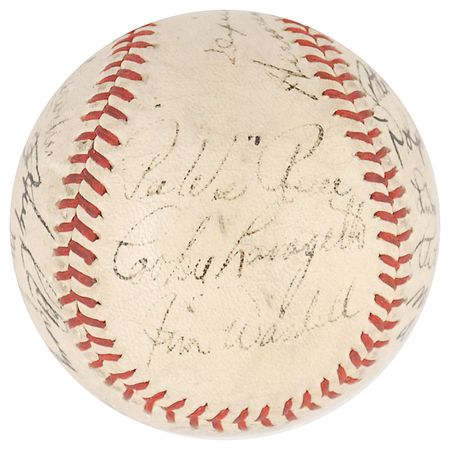 Lot #1383 Brooklyn Dodgers Baseball - Image 5