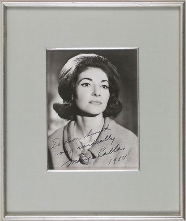 Lot #851 Maria Callas Signed Photograph - Image 2