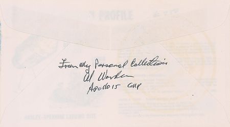 Lot #557 Apollo 15: Insurance cover from Worden?s personal collection - Image 2