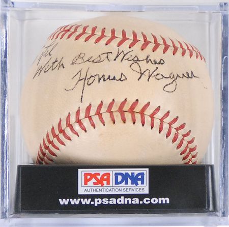 Lot #1420 Honus Wagner: Single-signed and exceptionally bold - Image 1