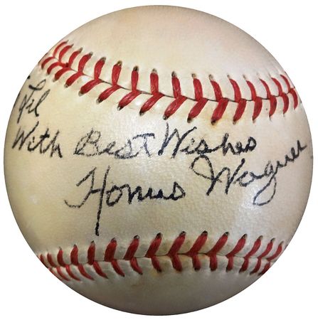 Lot #1420 Honus Wagner: Single-signed and exceptionally bold - Image 2