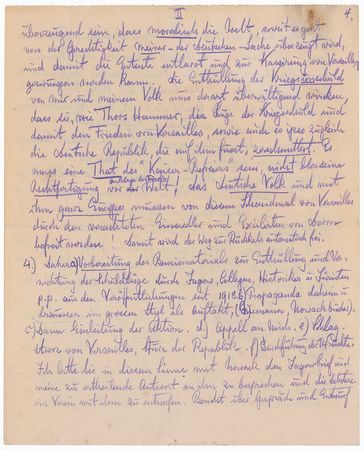 Lot #498 Wilhelm II: ?The German people and all of Europe must be saved from the stigma of Versailles by the scorned hermit and exile of Doorn!? - Image 4
