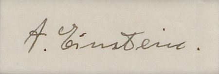 Lot #197 Albert Einstein Signature - Image 2