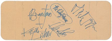 Lot #925 Rolling Stones Signatures - Image 1