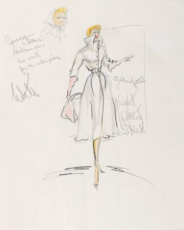 Lot #1119 Edith Head Costume Sketches - Image 2