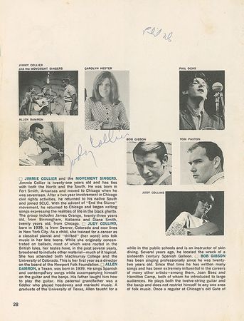 Lot #918 Newport Folk Festival: Featuring Phil Ochs at the 1966 Newport Folk Festival - Image 1