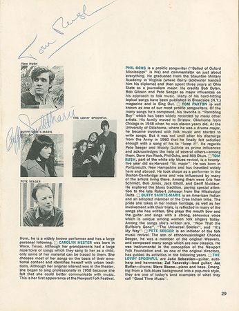 Lot #918 Newport Folk Festival: Featuring Phil Ochs at the 1966 Newport Folk Festival - Image 2