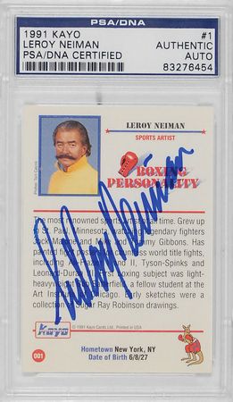 Lot #791 LeRoy Neiman Trading Card - Image 1