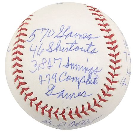 Lot #1505 Bob Feller Baseball - Image 2