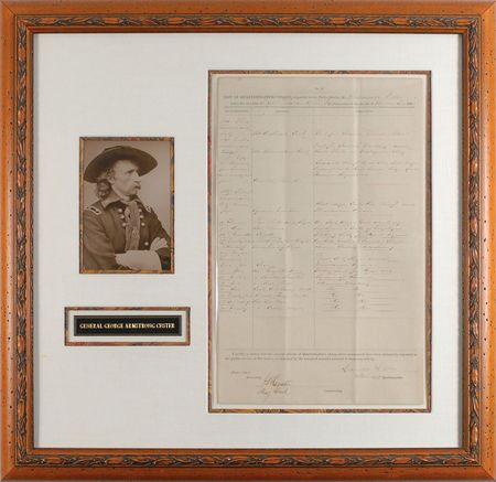 Lot #380 George A. Custer: Custer joins Union occupation forces in Texas in the fall of 1865 - Image 1