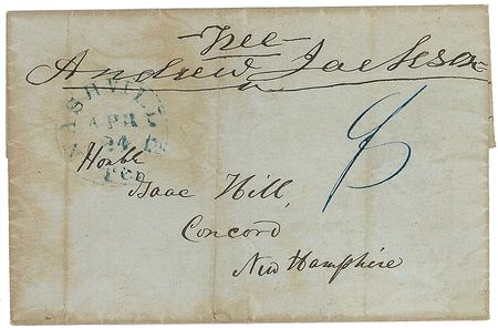 Lot #17 Andrew Jackson Free Frank
