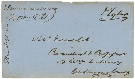Lot #24 John Tyler Free Frank