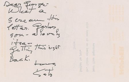 Lot #1250 Katharine Hepburn: “What a scream—his letter. Garbo’s son—a lovely idea” - Image 1