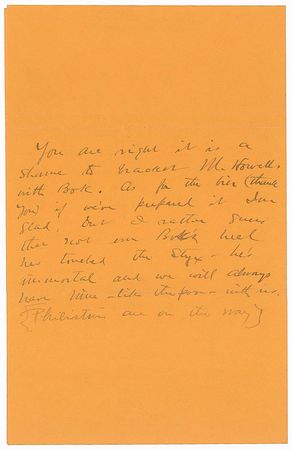 Lot #762 Elbert Hubbard Handwritten Letter Signed - Image 2