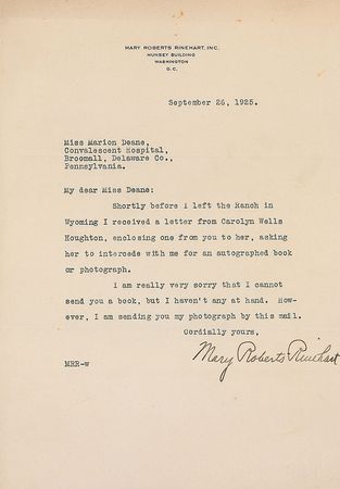 Lot #799 Mary Roberts Rinehart - Image 2