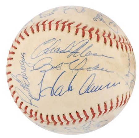 Lot #1603 Milwaukee Brewers Baseball - Image 1