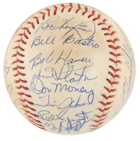 Lot #1603 Milwaukee Brewers Baseball - Image 2