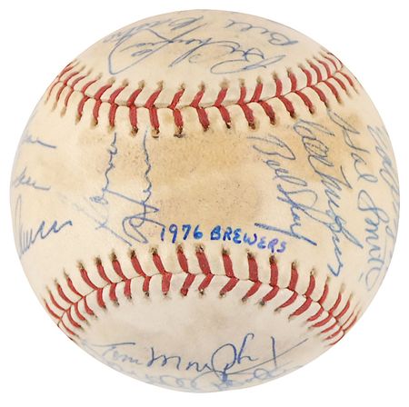 Lot #1603 Milwaukee Brewers Baseball - Image 5