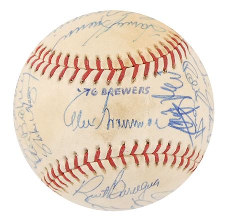 Lot #1603 Milwaukee Brewers Baseball - Image 6