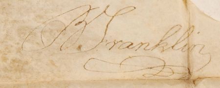 Lot #205 Benjamin Franklin: Historic Revolutionary War bounty land grant signed by Pennsylvania President Ben Franklin - Image 2
