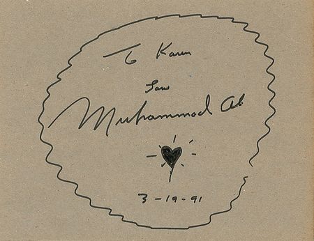 Lot #1428 Muhammad Ali Signatures - Image 1